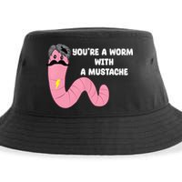 Worm With A Mustache James Tom Ariana Reality Sustainable Bucket Hat