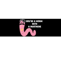 Worm With A Mustache James Tom Ariana Reality Bumper Sticker