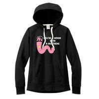 Worm With A Mustache James Tom Ariana Reality Women's Fleece Hoodie