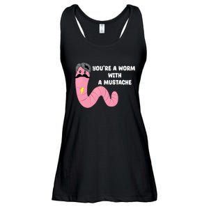 Worm With A Mustache James Tom Ariana Reality Ladies Essential Flowy Tank