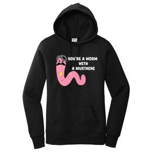 Worm With A Mustache James Tom Ariana Reality Women's Pullover Hoodie