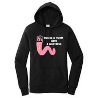 Worm With A Mustache James Tom Ariana Reality Women's Pullover Hoodie