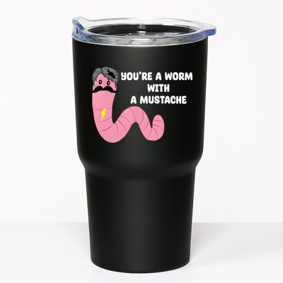 Worm With A Mustache James Tom Ariana Reality Tumbler