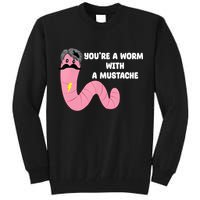 Worm With A Mustache James Tom Ariana Reality Tall Sweatshirt