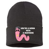 Worm With A Mustache James Tom Ariana Reality Sustainable Knit Beanie