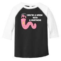 Worm With A Mustache James Tom Ariana Reality Toddler Fine Jersey T-Shirt