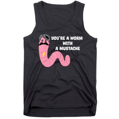 Worm With A Mustache James Tom Ariana Reality Tank Top
