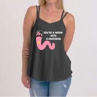 Worm With A Mustache James Tom Ariana Reality Women's Strappy Tank