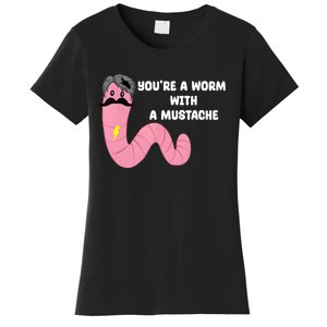 Worm With A Mustache James Tom Ariana Reality Women's T-Shirt