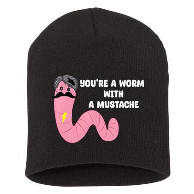 Worm With A Mustache James Tom Ariana Reality Short Acrylic Beanie