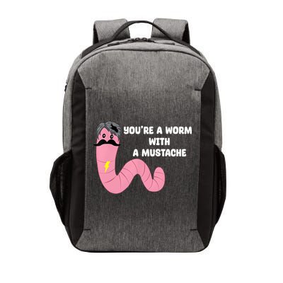 Worm With A Mustache James Tom Ariana Reality Vector Backpack