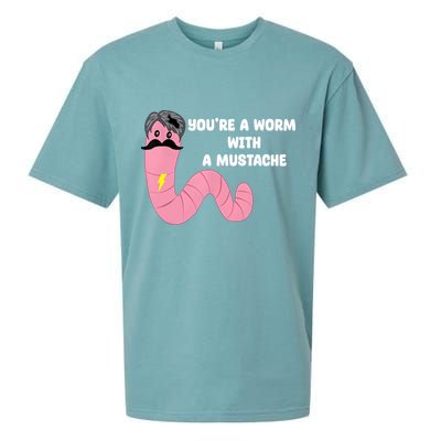 Worm With A Mustache James Tom Ariana Reality Sueded Cloud Jersey T-Shirt