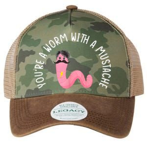 Worm With A Mustache James Tom Ariana Reality Funny Matching Legacy Tie Dye Trucker Hat