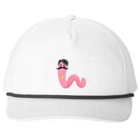 Worm With A Mustache James Tom Ariana Reality Funny Matching Snapback Five-Panel Rope Hat