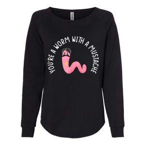 Worm With A Mustache James Tom Ariana Reality Funny Matching Womens California Wash Sweatshirt