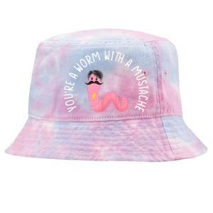 Worm With A Mustache James Tom Ariana Reality Funny Matching Tie-Dyed Bucket Hat