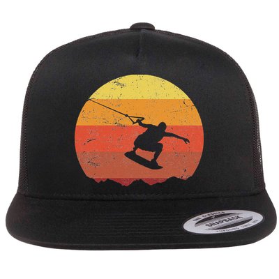 Wakeboard Flat Bill Trucker Hat