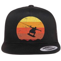 Wakeboard Flat Bill Trucker Hat
