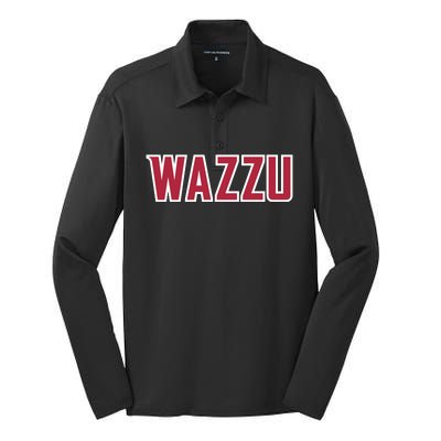 Wazzu Silk Touch Performance Long Sleeve Polo