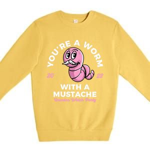 Worm With A Mustache James Tom Ariana Reality Premium Crewneck Sweatshirt