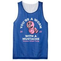 Worm With A Mustache James Tom Ariana Reality Mesh Reversible Basketball Jersey Tank