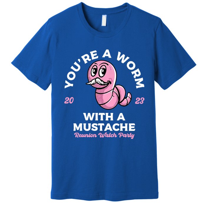 Worm With A Mustache James Tom Ariana Reality Premium T-Shirt