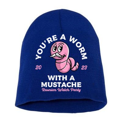 Worm With A Mustache James Tom Ariana Reality Short Acrylic Beanie