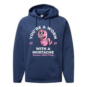 Worm With A Mustache James Tom Ariana Reality Performance Fleece Hoodie