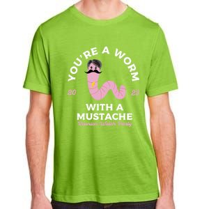 Worm With A Mustache James Tom Ariana Reality Adult ChromaSoft Performance T-Shirt