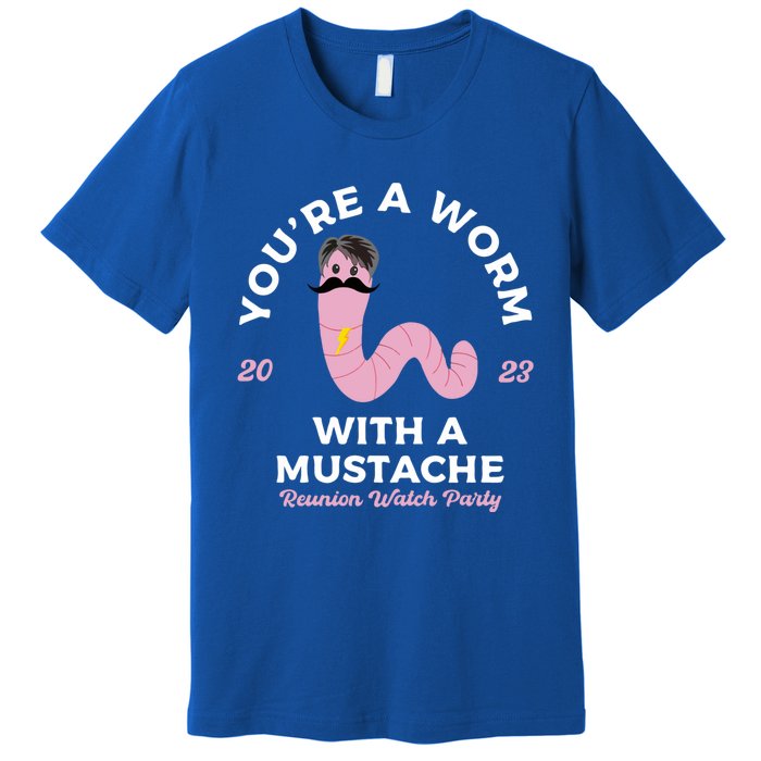 Worm With A Mustache James Tom Ariana Reality Premium T-Shirt