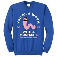 Worm With A Mustache James Tom Ariana Reality Tall Sweatshirt