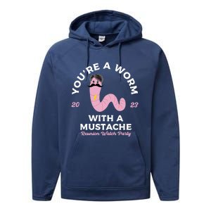 Worm With A Mustache James Tom Ariana Reality Performance Fleece Hoodie