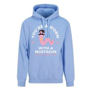 Worm With A Mustache James Tom Ariana Reality Unisex Surf Hoodie