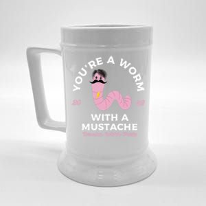 Worm With A Mustache James Tom Ariana Reality Beer Stein