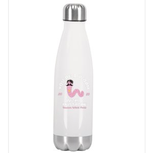 Worm With A Mustache James Tom Ariana Reality Stainless Steel Insulated Water Bottle