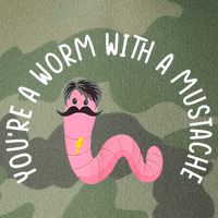 Worm With A Mustache James Tom Ariana Reality Funny Matching Legacy Tie Dye Trucker Hat