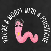 Worm With A Mustache James Tom Ariana Reality Funny Matching Cool Comfort Performance Bucket Hat