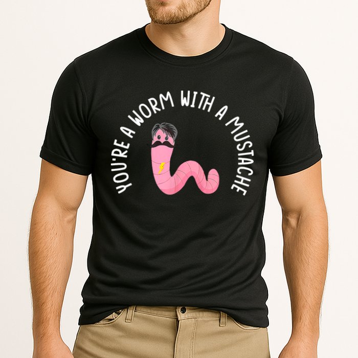 Worm With A Mustache James Tom Ariana Reality Funny Matching Performance Shirt