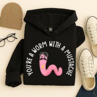 Worm With A Mustache James Tom Ariana Reality Funny Matching Hoodie