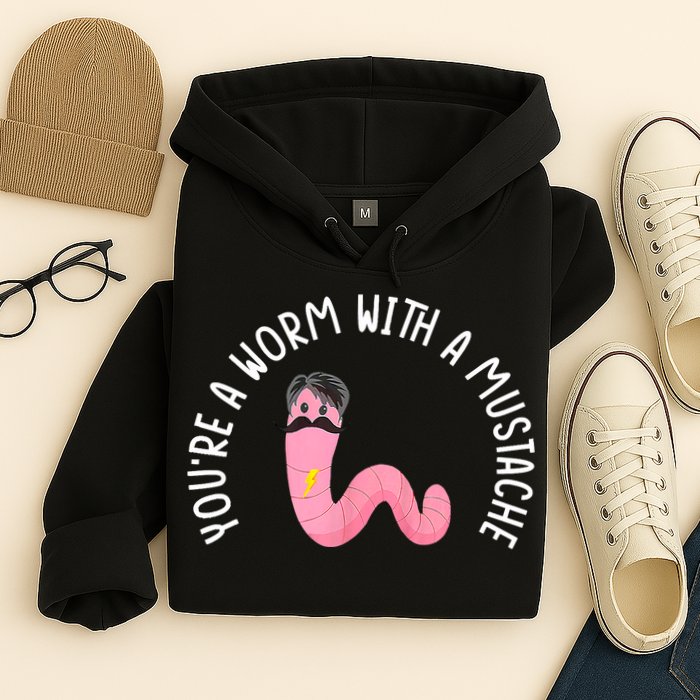 Worm With A Mustache James Tom Ariana Reality Funny Matching Hoodie
