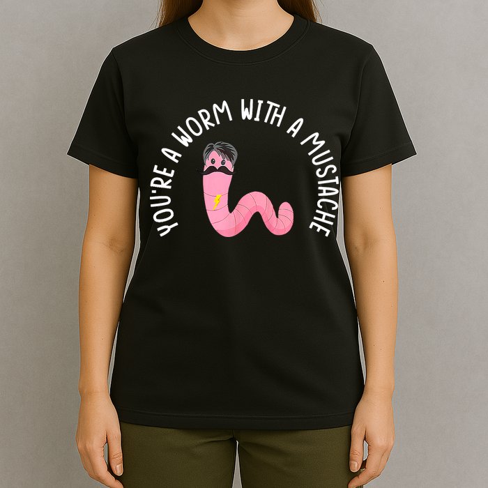 Worm With A Mustache James Tom Ariana Reality Funny Matching T-Shirt