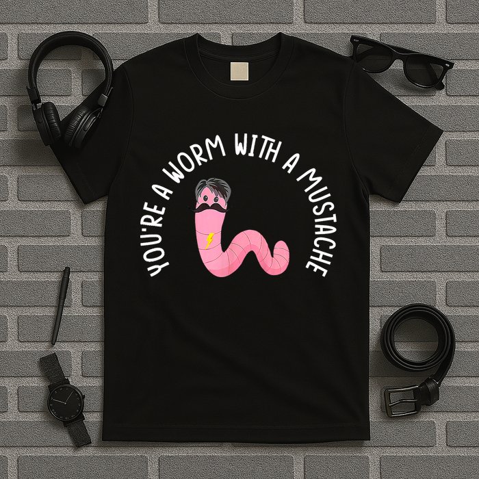 Worm With A Mustache James Tom Ariana Reality Funny Matching T-Shirt