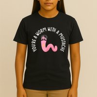 Worm With A Mustache James Tom Ariana Reality Funny Matching T-Shirt