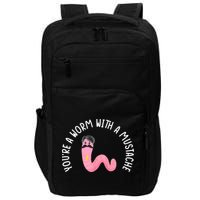 Worm With A Mustache James Tom Ariana Reality Funny Matching Impact Tech Backpack