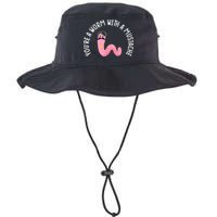 Worm With A Mustache James Tom Ariana Reality Funny Matching Bucket Hat