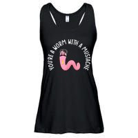 Worm With A Mustache James Tom Ariana Reality Funny Matching Ladies Essential Flowy Tank
