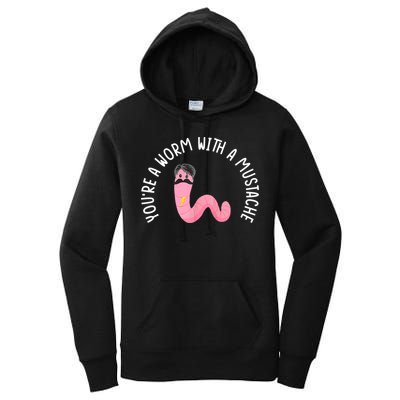 Worm With A Mustache James Tom Ariana Reality Funny Matching Women's Pullover Hoodie