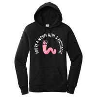 Worm With A Mustache James Tom Ariana Reality Funny Matching Women's Pullover Hoodie