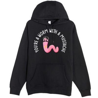 Worm With A Mustache James Tom Ariana Reality Funny Matching Premium Pullover Hoodie