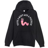 Worm With A Mustache James Tom Ariana Reality Funny Matching Premium Pullover Hoodie